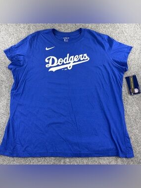 NWT Nike Cody Bellinger #35 Los Angeles Dodgers T-Shirt Women’s XXL Blue MLB